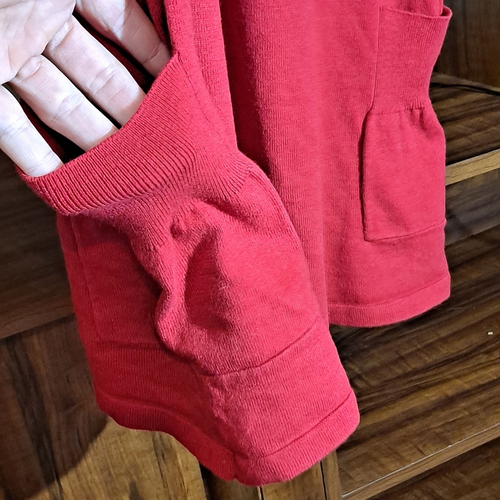 Pink Rose cherry red sweater dress, size Medium